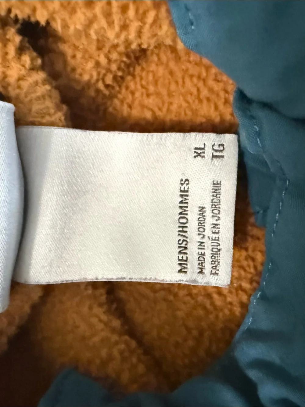 The North Face Men’s XL Campshire Brown Blue Fleece Hoodie